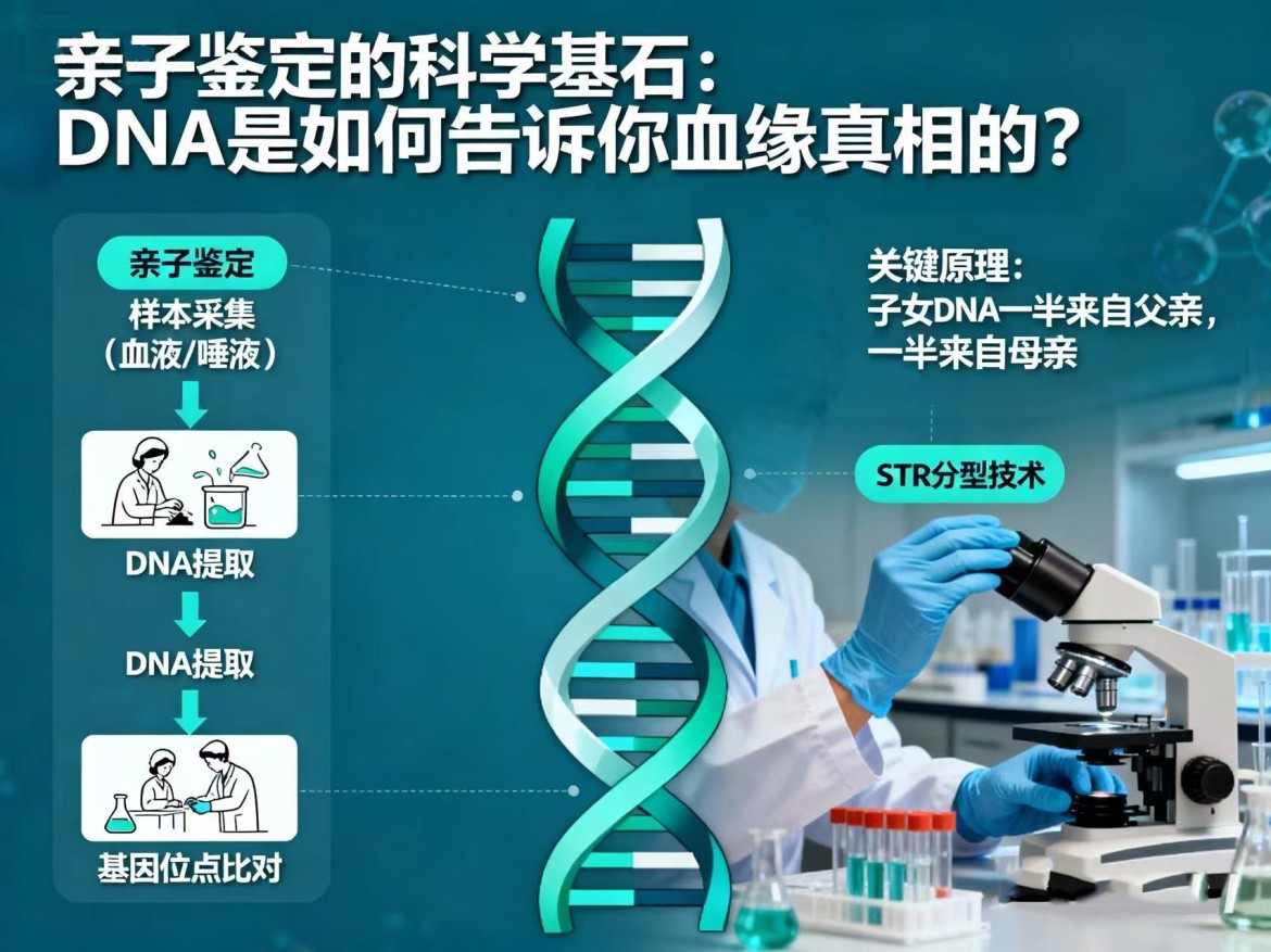 亲子鉴定的科学原理：DNA告诉你血缘的真相